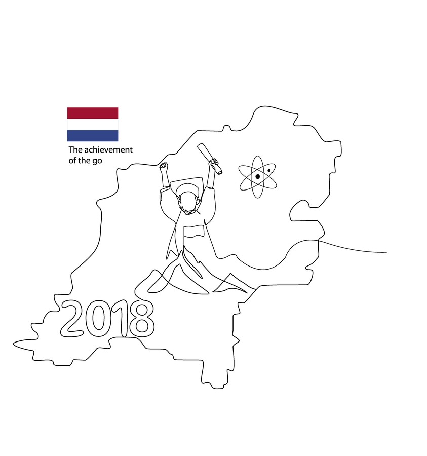 Maryana Story, Netherlands 2018. The achievement of the goal.